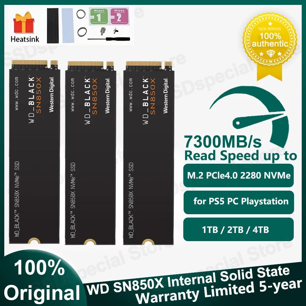 WD_BLACK 1TB SN850X NVMe  ̹ SSD ָ Ʈ ̺ Gen4 PCIe M.2 2280, Ʈ  ִ 7,300 MB/s б
